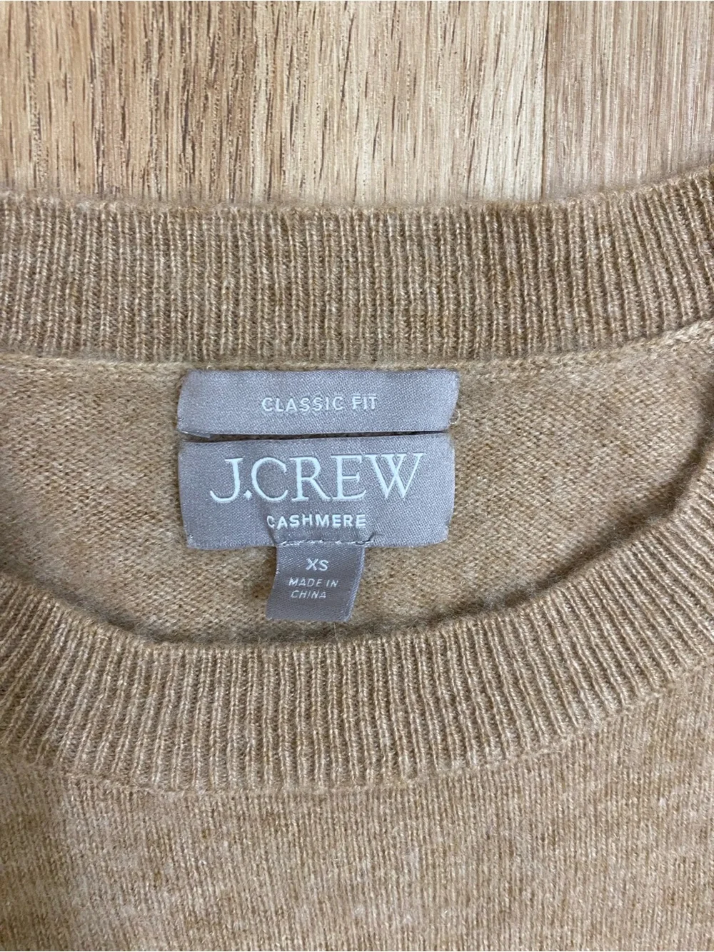 J. Crew 100% cashmere Crewneck Sweater